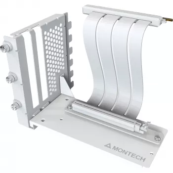 MONTECH vertikálna súprava na montáž GPU PCIe 4.0 riser kábel biela 20cm