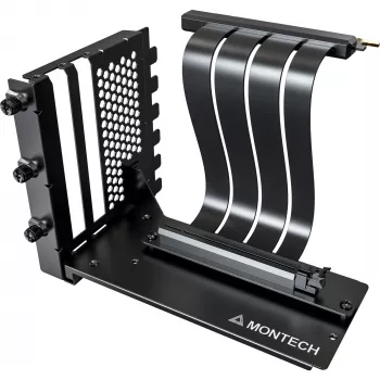 MONTECH vertikálna súprava na montáž GPU PCIe 4.0 riser kábel čierna 20cm
