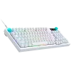 Logitech G316 X 98 Wired herná klávesnica - biela - US International - Tactile