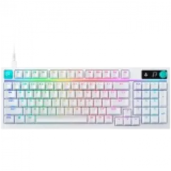 Logitech G316 X 98 Wired herná klávesnica - biela - US International - Tactile
