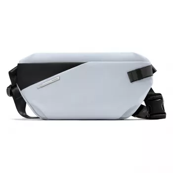 INATECK FB01001 sivá modrá laptopová crossbody taška 34,5x23,5x5 cm