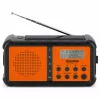 TechniSat TechniRadio Solar 2 DAB+/FM prenosné rádio so solárnym panelom a ručnou kľukou, čierna/oranžová