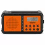 TechniSat TechniRadio Solar 2 DAB+/FM prenosné rádio so solárnym panelom a ručnou kľukou, čierna/oranžová