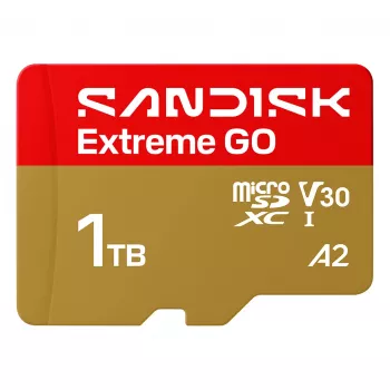 SanDisk Extreme GO microSDXC 1 TB UHS-I pamäťová karta, rýchlosť čítania až 240 MB/s, V30, A2