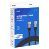 SAVIO CL-210 DisplayPort 2.1 kábel 2m čierny