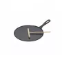 Le Creuset liatinová panvica na palacinky 27 cm čierna