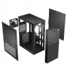 Logic Concept J23 PRO čierna mid-tower počítačová skriňa s tvrdeným sklom, USB-C, ARGB ventilátory
