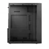 Logic Concept J23 PRO čierna mid-tower počítačová skriňa s tvrdeným sklom, USB-C, ARGB ventilátory