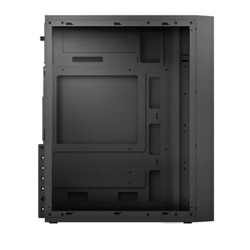 Logic Concept J23 PRO čierna mid-tower počítačová skriňa s tvrdeným sklom, USB-C, ARGB ventilátory