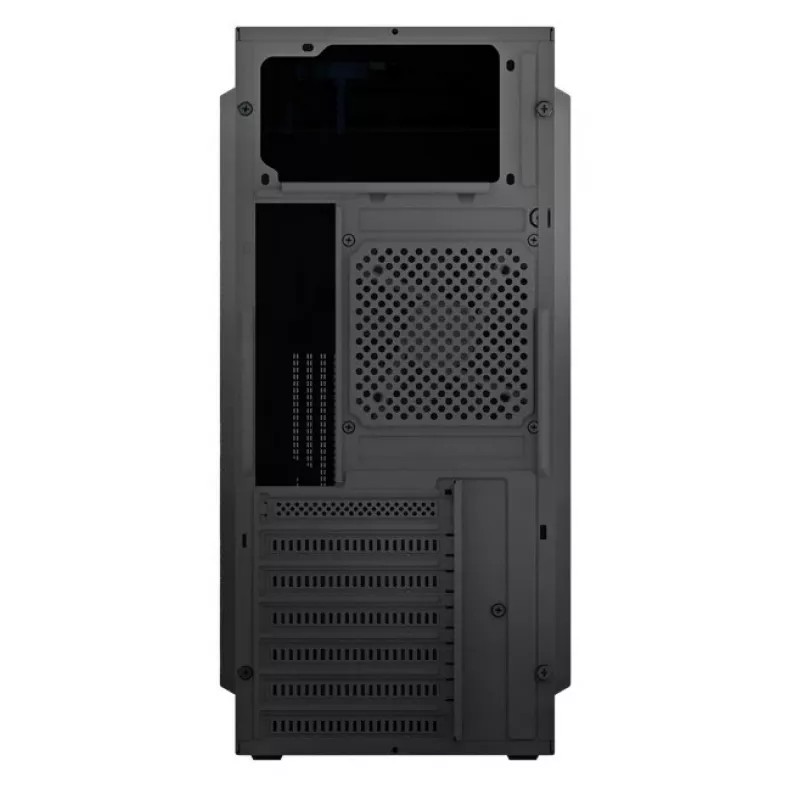 Logic Concept J23 PRO čierna mid-tower počítačová skriňa s tvrdeným sklom, USB-C, ARGB ventilátory