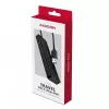 AXAGON HUE-C2A 5 Gbps cestovný hub, 2x USB-A + 2x USB-C, USB-C Power IN, kábel USB-A 19 cm