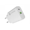 NATEC Ribera nástenná nabíjačka 1x USB-A + 1x USB-C 20W biela