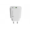 NATEC Ribera nástenná nabíjačka 1x USB-A + 1x USB-C 20W biela