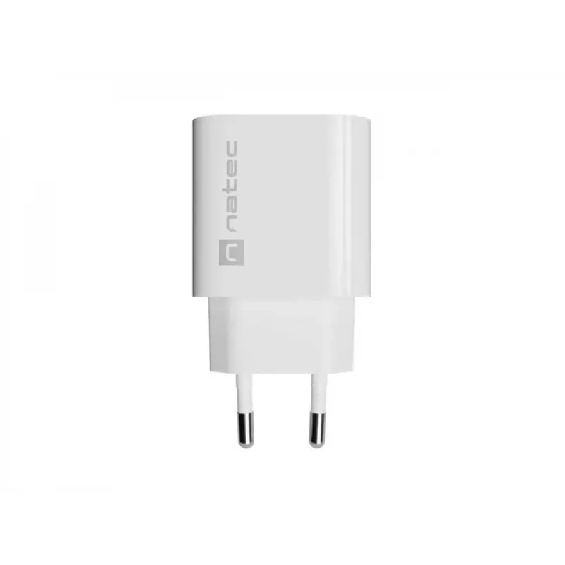 NATEC Ribera nástenná nabíjačka 1x USB-C 20W biela