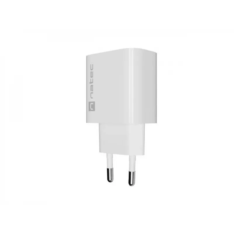 NATEC Ribera nástenná nabíjačka 1x USB-C 20W biela