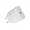 NATEC Ribera nástenná nabíjačka 1x USB-A 18W biela