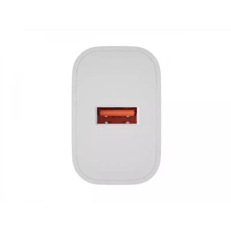 NATEC Ribera nástenná nabíjačka 1x USB-A 18W biela