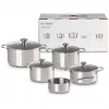 Le Creuset 5-dielna sada hrncov - 3-vrstvová sada nerezového riadu