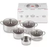 Le Creuset 5-dielna sada hrncov - 3-vrstvová sada nerezového riadu