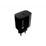 NATEC Ribera USB-C nástenná nabíjačka 20W čierna