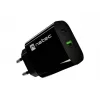 NATEC Ribera nástenná nabíjačka 1x USB-A + 1x USB-C 20W čierna