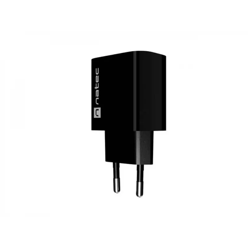 Natec Ribera USB-A nástenná nabíjačka 18W čierna