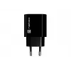 Natec Ribera USB-A nástenná nabíjačka 18W čierna