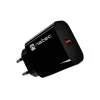 Natec Ribera USB-A nástenná nabíjačka 18W čierna