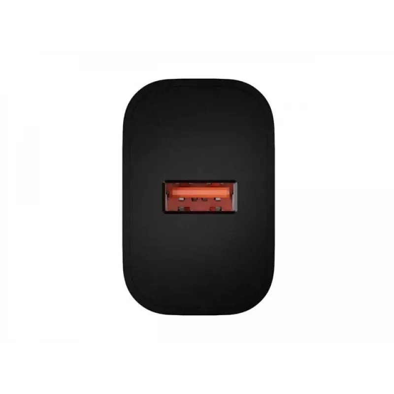 Natec Ribera USB-A nástenná nabíjačka 18W čierna