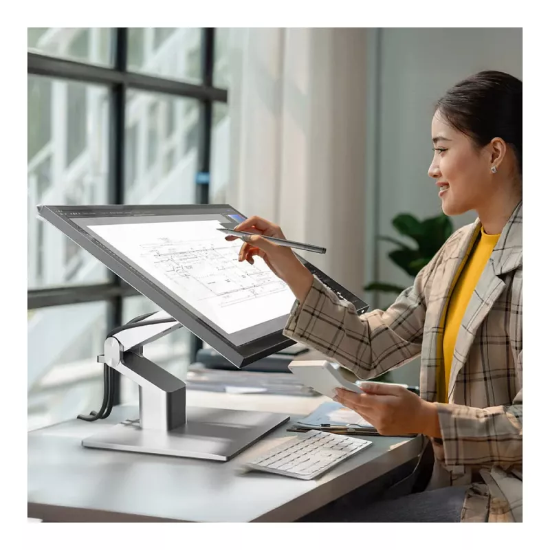ALOGIC Clarity Fold Touch 27 inch 4K UHD IPS dotykový monitor s webkamerou, 65W USB-C PD, Fold Stand