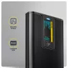 AXAGON EEM2-SD2B externé puzdro 10Gbps M.2 NVMe/SATA SSD s LED indikátorom, USB-C, čierne