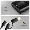 AXAGON EEM2-SD2B externé puzdro 10Gbps M.2 NVMe/SATA SSD s LED indikátorom, USB-C, čierne