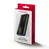 AXAGON EEM2-SD2B externé puzdro 10Gbps M.2 NVMe/SATA SSD s LED indikátorom, USB-C, čierne