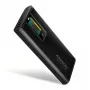 AXAGON EEM2-SD2B externé puzdro 10Gbps M.2 NVMe/SATA SSD s LED indikátorom, USB-C, čierne