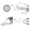 iFixit FixHub spájkovací hrot nôž 2,5 mm strieborný