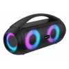Denver BTG-618 prenosný Bluetooth párty reproduktor 200W s LED svetlami, čierny