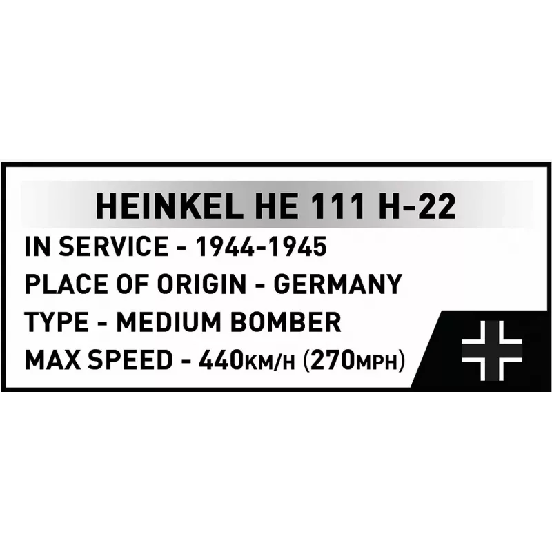 COBI Heinkel HE 111 H-22 s lietajúcou bombou V1 stavebnica 927 dielov
