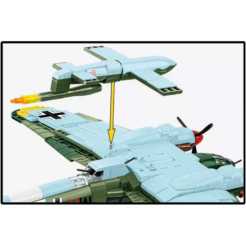 COBI Heinkel HE 111 H-22 s lietajúcou bombou V1 stavebnica 927 dielov