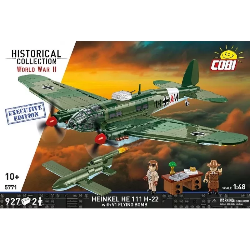 COBI Heinkel HE 111 H-22 s lietajúcou bombou V1 stavebnica 927 dielov