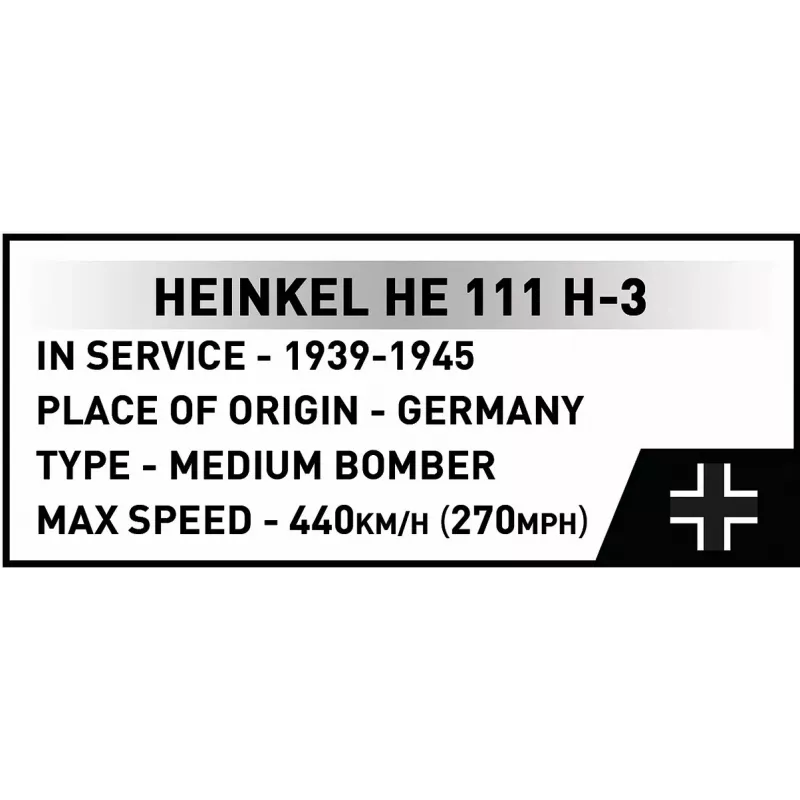 COBI stavebnica Heinkel HE 111 H-3 788 dielov