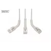 DIGITUS CAT 6A F-FTP uhlový patch kábel, meď, 1 m, sivý, 10 ks
