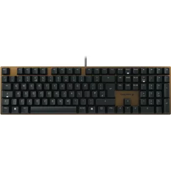 CHERRY KC 200 MX káblová mechanická klávesnica USB QWERTY UK čierna/bronzová CHERRY MX2A Brown