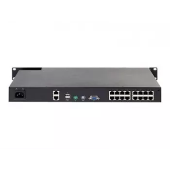 APC KVM1116R KVM prepínač - 1 lokálny používateľ, 16 portov, VGA, USB, 1U rack montáž