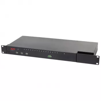 APC KVM1116R KVM prepínač - 1 lokálny používateľ, 16 portov, VGA, USB, 1U rack montáž