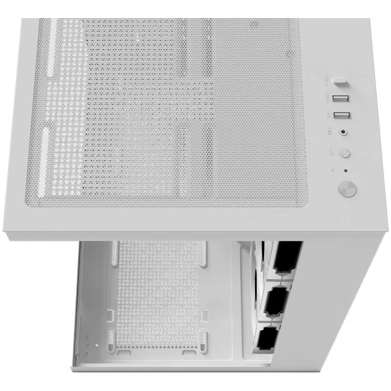 Krux Atron biela Mid-Tower PC skriňa s tvrdeným sklom