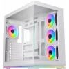 Krux Atron biela Mid-Tower PC skriňa s tvrdeným sklom
