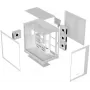 Krux Atron biela Mid-Tower PC skriňa s tvrdeným sklom