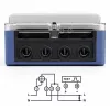 Qoltec jednofázový elektronický elektromer 230V 5(60)A LCD