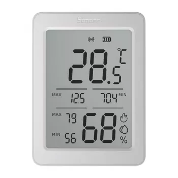 SONOFF AirGuard TH SNZB-02DR2 ZigBee LCD snímač teploty a vlhkosti