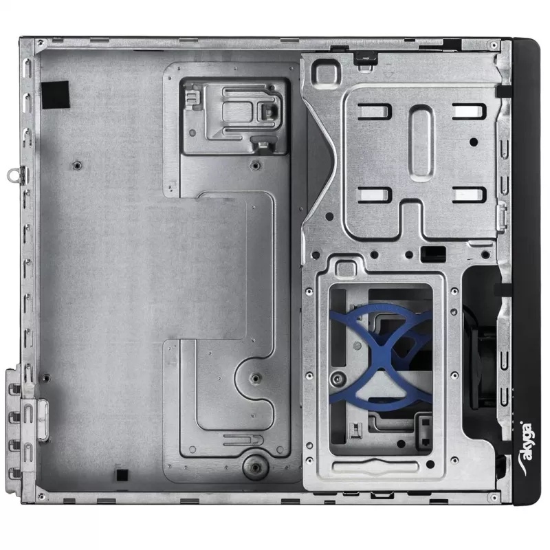 Akyga AK-502-02BK SFF PC skriňa, Micro-ATX / Mini-ITX, 2x USB 3.0, bez napájacieho zdroja, čierna